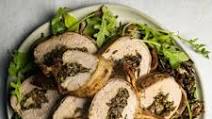 Mushroom and Wild Rice Stuffed Bacon-Wrapped Pork Tenderloin Mushroom and Wild Rice Stuffed Bacon-Wrapped Pork Tenderloin