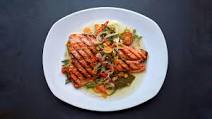 Escovitch-Style Grilled Coho Salmon Escovitch-Style Grilled Coho Salmon