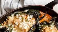 Chile Relleno de Mariscos with Roasted Red Pepper Sauce Chile Relleno de Mariscos with Roasted Red Pepper Sauce