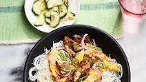 Spicy Mango Pork with Noodles Spicy Mango Pork with Noodles