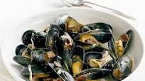 Mussels steamed with cider & bacon Mussels steamed with cider & bacon