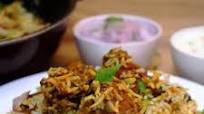 Hyderabadi chicken dum biryani Hyderabadi chicken dum biryani