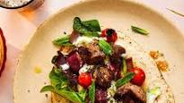 Greek Style Lamb Kabobs With Pita and Tzatziki Sauce Recipe Greek Style Lamb Kabobs With Pita and Tzatziki Sauce Recipe