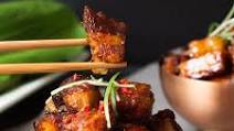 Slow-Cooked Pork Belly with Garlic and Chili Glaze Slow-Cooked Pork Belly with Garlic and Chili Glaze
