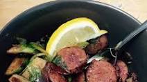 Kielbasa with Brussels Sprouts Kielbasa with Brussels Sprouts