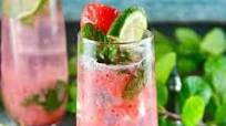 Strawberry Mojito - Cocktail or Mocktail Drink Strawberry Mojito - Cocktail or Mocktail Drink