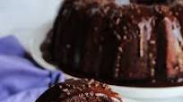 Homemade Chocolate Bundt Cake With Rich Chocolate Glaze