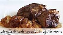 Pork tenderloin with soy sauce with thermomix Pork tenderloin with soy sauce with thermomix