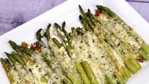 Cheesy Baked Asparagus Cheesy Baked Asparagus