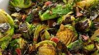 Air Fryer Brussels Sprouts with Bacon & Balsamic Air Fryer Brussels Sprouts with Bacon & Balsamic