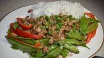 Stir-Fried Pork With Sugar Snap Peas Stir-Fried Pork With Sugar Snap Peas