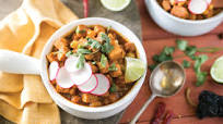 Red Posole with Chili de Arbol Red Posole with Chili de Arbol