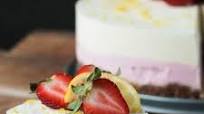 Strawberry Lemonade Ice Cream Cake (Dairy Free) Strawberry Lemonade Ice Cream Cake (Dairy Free)