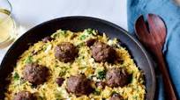 Greek Meatballs With Orzo Pilaf Greek Meatballs With Orzo Pilaf