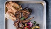 Moroccan-Spiced Lamb Chops with Vegetable Kebabs & Cucumber Raita Moroccan-Spiced Lamb Chops with Vegetable Kebabs & Cucumber Raita