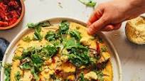 Socca Pizza with Sun-Dried Tomatoes & Pesto Socca Pizza with Sun-Dried Tomatoes & Pesto