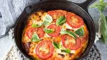 Skillet Margherita Polenta Pizza Skillet Margherita Polenta Pizza