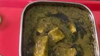 Hyderabadi palak paneer Hyderabadi palak paneer