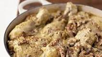 Pan-fried chicken in mushroom sauce Pan-fried chicken in mushroom sauce