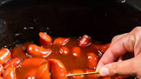 Slow Cooker Bourbon Hot Dogs Slow Cooker Bourbon Hot Dogs