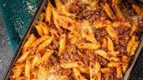 Baked Mostaccioli con Ricotta Baked Mostaccioli con Ricotta
