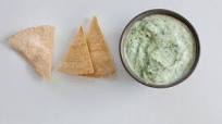 Tzatziki-style cucumber, yoghurt and dill dip Tzatziki-style cucumber, yoghurt and dill dip