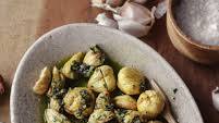 Air Fried Chestnuts with Vegan Garlic-Parsley Butter Air Fried Chestnuts with Vegan Garlic-Parsley Butter