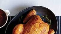 Roast Chicken with Honey-Thyme Pan Sauce Roast Chicken with Honey-Thyme Pan Sauce