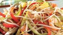 Chop suey de camarón Chop suey de camarón