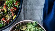 Mediterranean Lentil Bowls with Kale Caesar Salad Mediterranean Lentil Bowls with Kale Caesar Salad