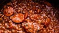 Baked Beans with Smoked Sausage Baked Beans with Smoked Sausage
