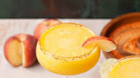 Cooling Frozen Peach Margarita Cooling Frozen Peach Margarita