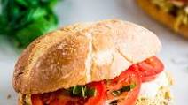 Slow Cooker Pesto Chicken Sandwiches Slow Cooker Pesto Chicken Sandwiches