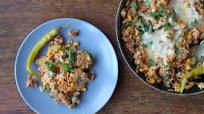 Mexi Ground Beef-Rice Skillet