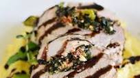 Tuscan Stuffed Pork Loin and Creamy Polenta Tuscan Stuffed Pork Loin and Creamy Polenta