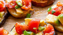 Bruschetta with Avocado Bruschetta with Avocado