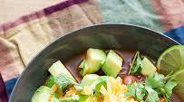 Turkey Chili with Avocado & Cheddar Cheese Turkey Chili with Avocado & Cheddar Cheese