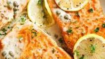 Creamy Salmon Piccata Creamy Salmon Piccata