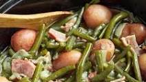 Slow Cooker Green Beans with Bacon and Potatoes Slow Cooker Green Beans with Bacon and Potatoes