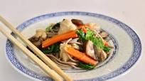 Sesame Soba Noodles with Chicken Thighs and Vegetables Sesame Soba Noodles with Chicken Thighs and Vegetables