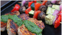 Grilled Boneless Pork Chops with Chimichurri Grilled Boneless Pork Chops with Chimichurri
