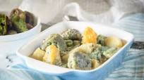 Kolmi Shaker Bora Shukto- Bengali style vegetable stew with Kolmi greens dumplings Kolmi Shaker Bora Shukto- Bengali style vegetable stew with Kolmi greens dumplings