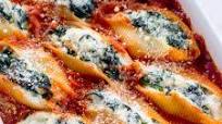 Spinach and Ricotta Stuffed Shells Spinach and Ricotta Stuffed Shells
