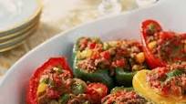 Beef and Corn Baked Stuffed Peppers Beef and Corn Baked Stuffed Peppers
