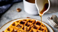 Healthy Whole Wheat Pumpkin Waffles Healthy Whole Wheat Pumpkin Waffles