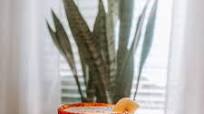Easy Frozen Mango Margarita with Chamoy Easy Frozen Mango Margarita with Chamoy