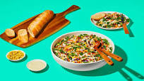 Avocado Ranch Salad + Garlic Bread A perfect pairing. | 2-4 Servings Avocado Ranch Salad + Garlic Bread A perfect pairing. | 2-4 Servings
