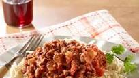 Fideo Pasta With Meat Sauce Fideo Pasta With Meat Sauce