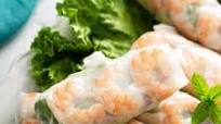 Fresh Spring Rolls with Peanut Sauce Fresh Spring Rolls with Peanut Sauce