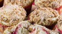 Streusel Topped Rhubarb Muffins Streusel Topped Rhubarb Muffins